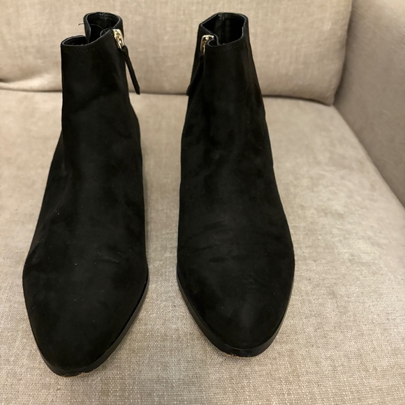 J.Crew Black Side Zip Ankle Boots 8.5 Women's - Picture 5 of 6